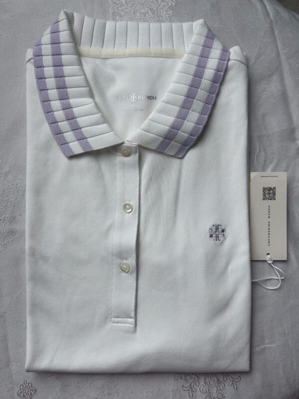 17 TB(2) Tory Burch Pique Polo Sleeveless