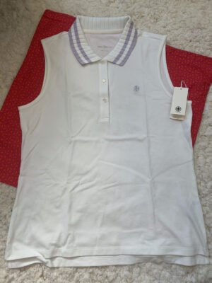 17 TB(5) Tory Burch Pique Polo Sleeveless