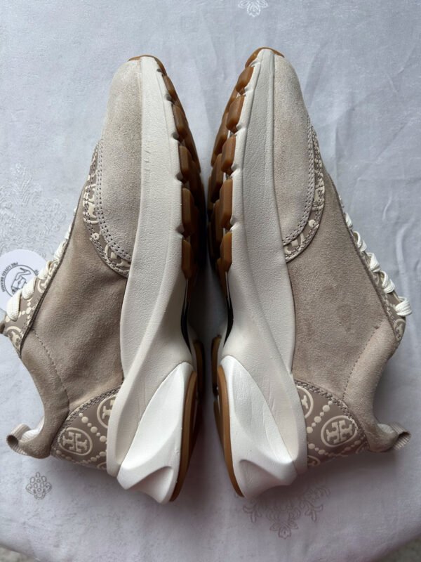 26 TB(1) Tory Burch Monogram Good Luck Trainer Sneakers