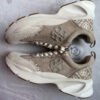 26 TB(3) Tory Burch Monogram Good Luck Trainer Sneakers
