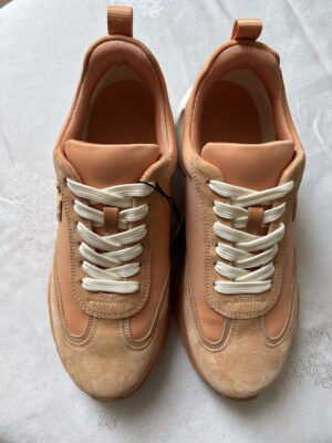 27 TB(4) Tory Burch Monogram Good Luck Trainer Sneakers