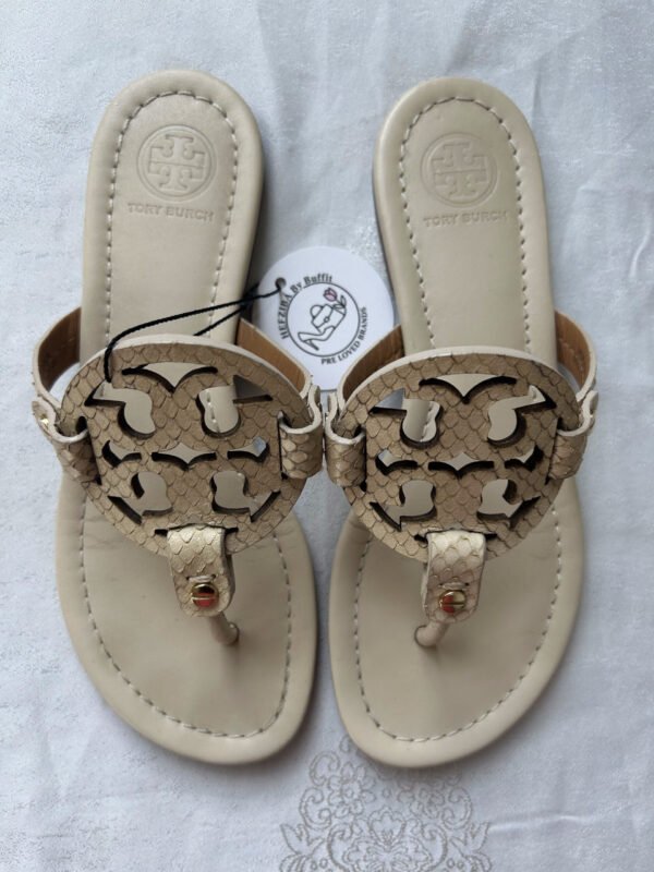 37 TB(4) Tory Burch Miller Sandals