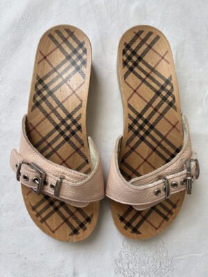 54 BB(5) Burberry Wood & Leather