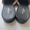 55 SF(1) Salvatore Ferragamo Leather Flat Sandals