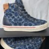 61 CO(1) Coach Denim High Top
