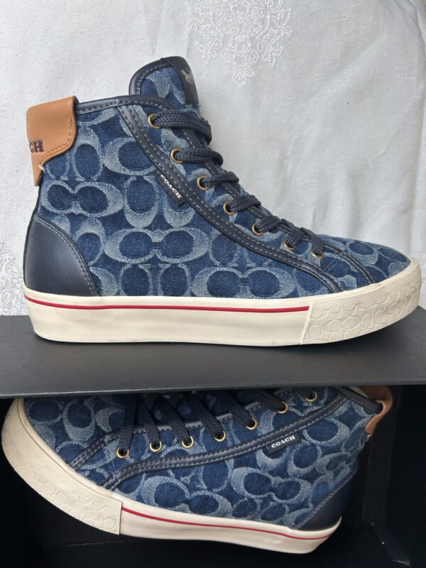 61 CO(1) Coach Denim High Top