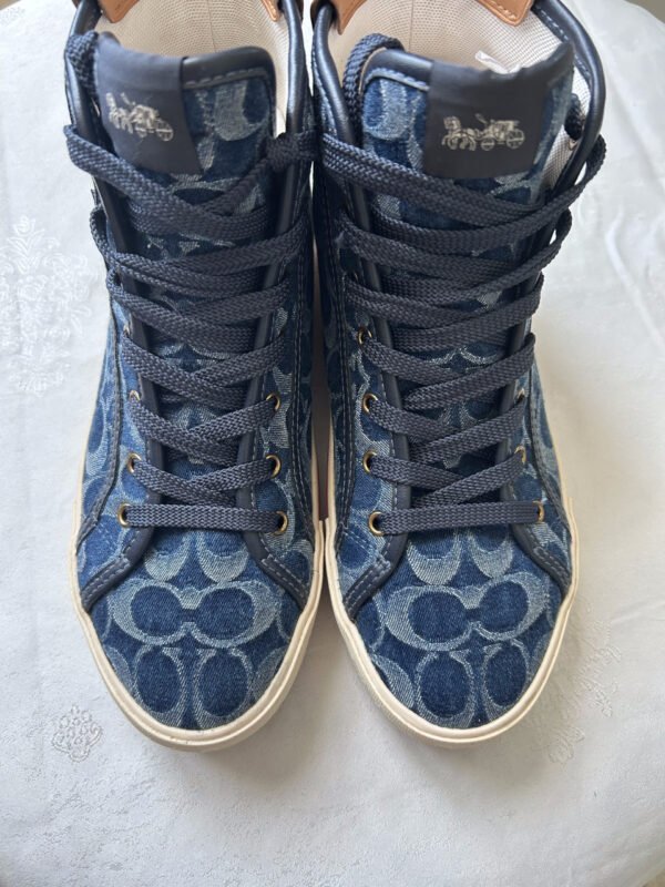 61 CO(5) Coach Denim High Top