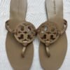 64 TB(4) Tory Burch Square Toe Miller Sandals