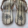 Tory Burch Miller Snake Print Flat Sandals