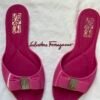 72 Salvatore Ferragamo (1) Salvatore Ferragamo Jelly & Bow Slude Sandals