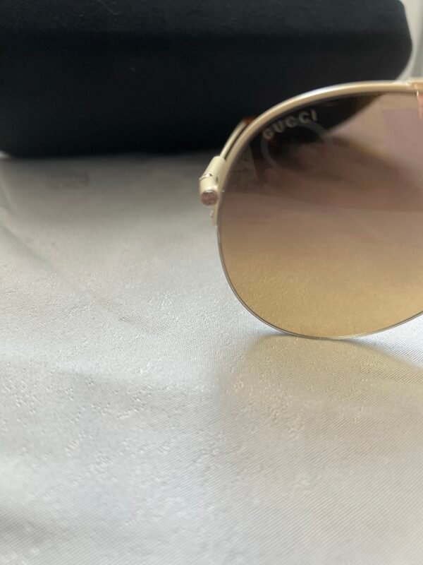 GUCCI Aviator Frame- Metal Sunglasses