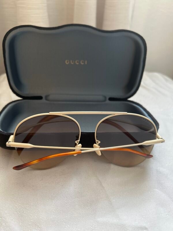 GUCCI Aviator Frame- Metal Sunglasses
