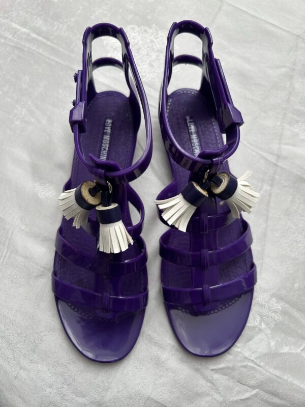 LOVE MOSCHINO JELLY SANDALS - Size 39
