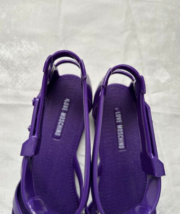 LOVE MOSCHINO JELLY SANDALS - Size 39